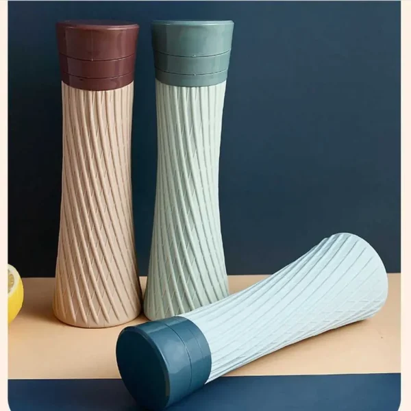 New Arrival Foldable silicone water bottle foldable portable sports cup