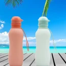 500ML Creative Foldable Silicone Water Cup Outdoor Travel Bottle Eco-friendly Healthy Material Multiple Colors Water Bottles