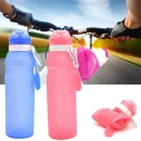 New Arrival 600ml Foldable Beverage Bottle Water Bottle Cup Silicone Travel Outdoor Sports Bicycle Accessories