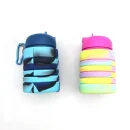 Silicone Foldable Water Bottle Portab Foldab Expandab Sports Cup Waterproof Rsab Used for Outdoor Activities and Travel